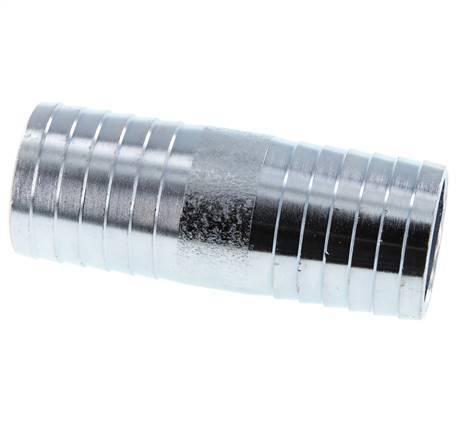 Conector de manguera de acero cincado de 38 mm (1-1/2'')