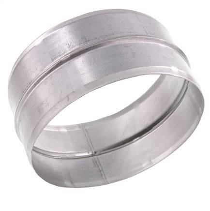 Conector de manguera de acero galvanizado de 150 mm (6'')