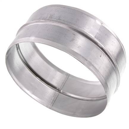 Conector de manguera de acero galvanizado de 150 mm (6'')