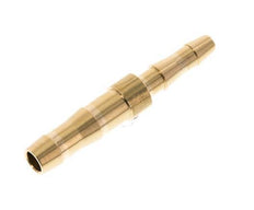 Conector de manguera de latón de 9 mm (3/8'') y 6 mm (1/4'') DIN EN 560 [2 piezas]