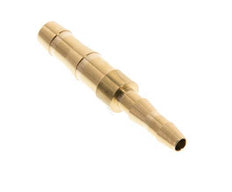 Conector de manguera de latón de 9 mm (3/8'') y 6 mm (1/4'') DIN EN 560 [2 piezas]