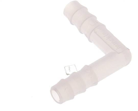 Conector de manguera codo de PVDF de 6 mm (1/4'') [2 piezas]