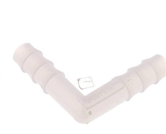 Conector de manguera codo de PVDF de 6 mm (1/4'') [2 piezas]