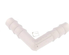 Conector de manguera codo de PVDF de 6 mm (1/4'') [2 piezas]