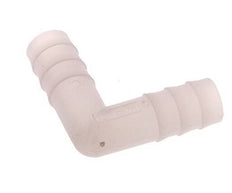 13 mm (1/2'') PVDF Elbow Hose Connector [2 Pieces]