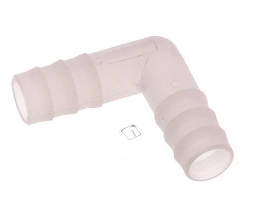 13 mm (1/2'') PVDF Elbow Hose Connector [2 Pieces]