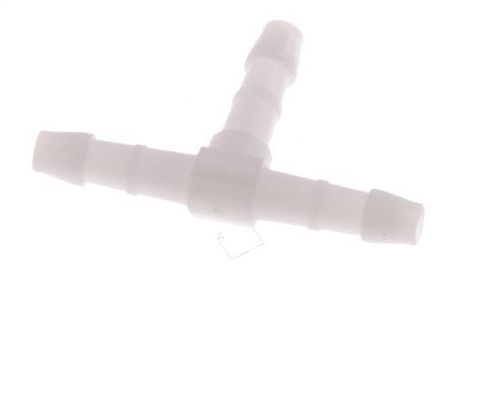 Conectores En T De Polipropileno Para Mangueras Pequeñas - Paquete De 10, Transparentes Y Autoclavables