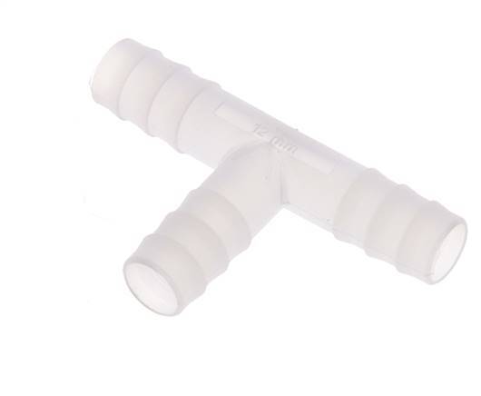 13 mm (1/2'') PVDF Tee Hose Connector [2 Pieces]