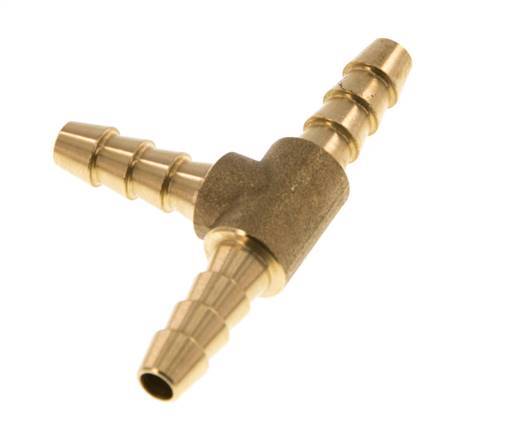 6 mm (1/4'') Brass Tee Hose Connector [2 Pieces]