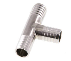 Conector de manguera en T de acero inoxidable 1.4301 de 13 mm (1/2'')