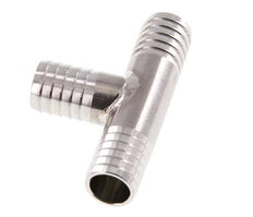 Conector de manguera en T de acero inoxidable 1.4301 de 13 mm (1/2'')