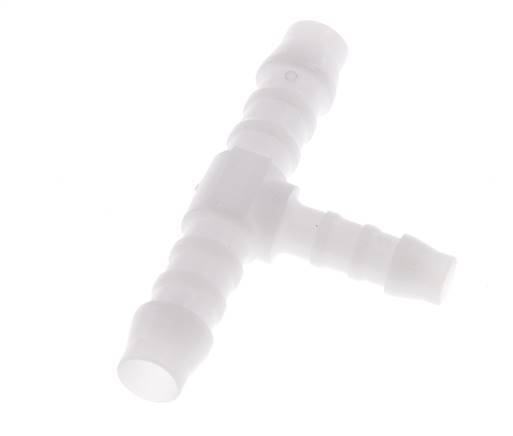 Conector de manguera en T de POM de 8 mm (5/16'') y 6 mm (1/4'') [5 piezas]