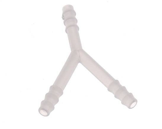 Conector de manguera en Y de PVDF de 4 mm [2 piezas]