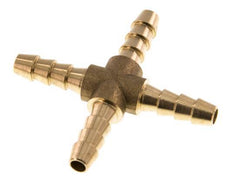 Conector de manguera en cruz de latón de 6 mm (1/4'') [2 piezas]