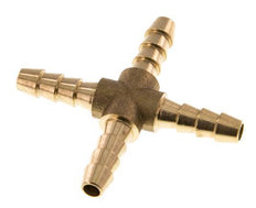 Conector de manguera en cruz de latón de 6 mm (1/4'') [2 piezas]