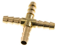 8 mm (5/16'') Brass Cross Hose Connector [2 Pieces]