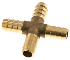 Conector de manguera en cruz de latón de 13 mm (1/2'')