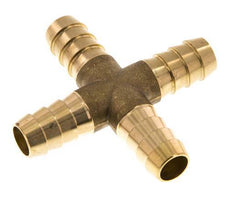 Conector de manguera en cruz de latón de 13 mm (1/2'')