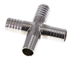 Conector de manguera transversal de acero inoxidable 1.4301 de 13 mm (1/2'')