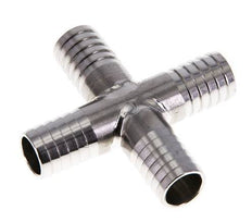 Conector de manguera transversal de acero inoxidable 1.4301 de 13 mm (1/2'')