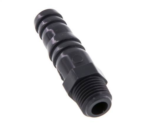 Pestaña para manguera de PVC de 12 mm y G1/4'' macho 53mm EN 1452-3 [2 Piezas]