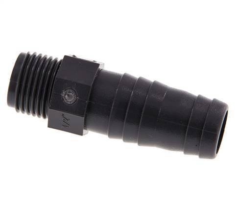 20 mm y G1/2'' PVC-U Hose Barb Male 70mm EN 1452-3 [5 Piezas]