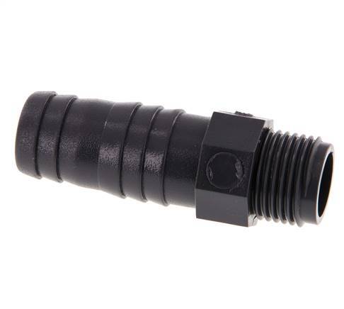 20 mm y G1/2'' PVC-U Hose Barb Male 70mm EN 1452-3 [5 Piezas]