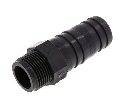 Boquilla de PVC de 25 mm (1'') y G3/4'' macho 76mm EN 1452-3 [5 Piezas]