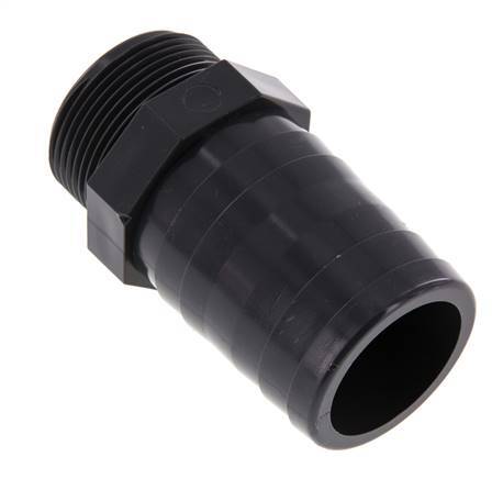 Barra de manguera de PVC de 50 mm (2'') y G1-1/2'' macho 99mm EN 1452-3 [2 Piezas]