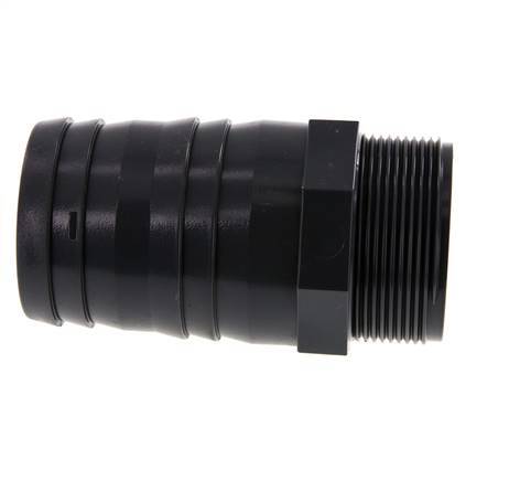 Boquilla de PVC de 60 mm y G2'' macho 118mm EN 1452-3