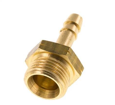 6 mm (1/4'') & G3/8'' LH Brass Hose Barb Male [2 Pieces]