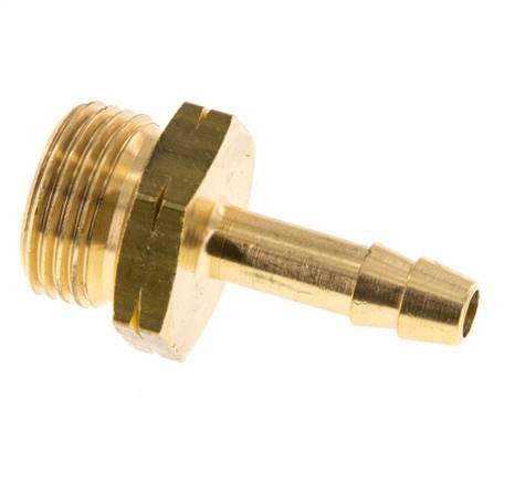 6 mm (1/4'') & G3/8'' LH Brass Hose Barb Male [2 Pieces]