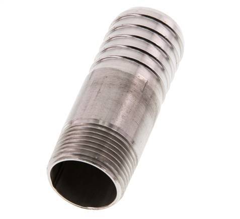 25 mm (1'') & R3/4'' Stainless Steel 1.4571 Hose Barb Male 70mm