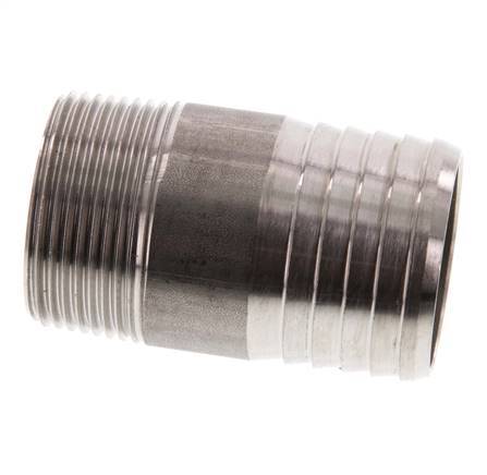40 mm y R1-1/4'' Acero inoxidable 1.4571 Manguito macho 70mm