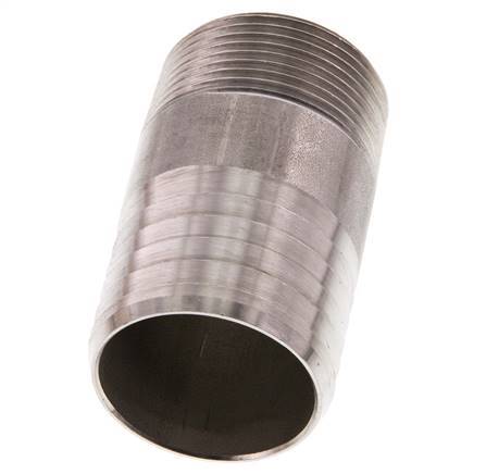 40 mm y R1-1/4'' Acero inoxidable 1.4571 Manguito macho 70mm