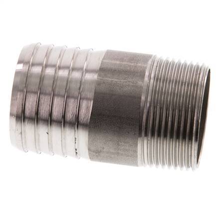 40 mm y R1-1/4'' Acero inoxidable 1.4571 Manguito macho 70mm