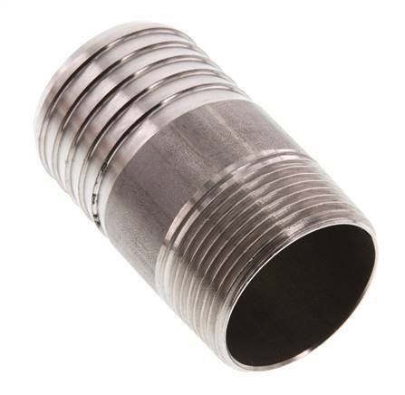 40 mm y R1-1/4'' Acero inoxidable 1.4571 Manguito macho 70mm