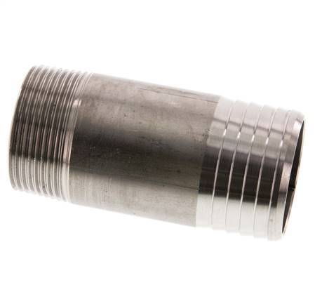 50 mm (2'') y R1-1/2'' Acero inoxidable 1.4571 Manguito macho 100mm