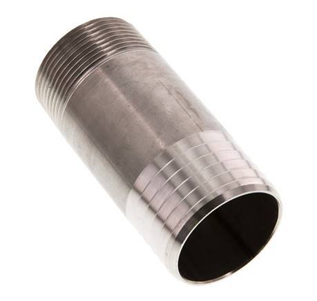 50 mm (2'') y R1-1/2'' Acero inoxidable 1.4571 Manguito macho 100mm