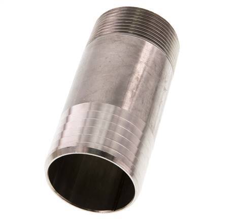 50 mm (2'') y R1-1/2'' Acero inoxidable 1.4571 Manguito macho 100mm