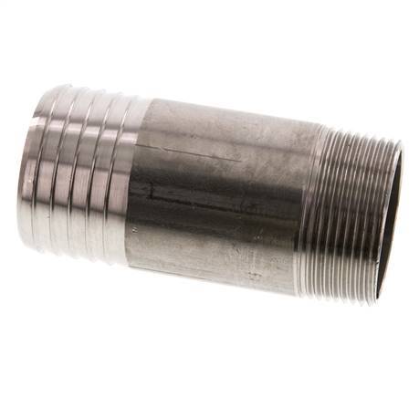 50 mm (2'') y R1-1/2'' Acero inoxidable 1.4571 Manguito macho 100mm