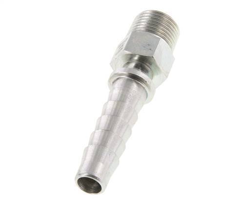 13x25 mm y R1/2'' pilar de manguera de acero galvanizado con rosca macho DIN EN 14423