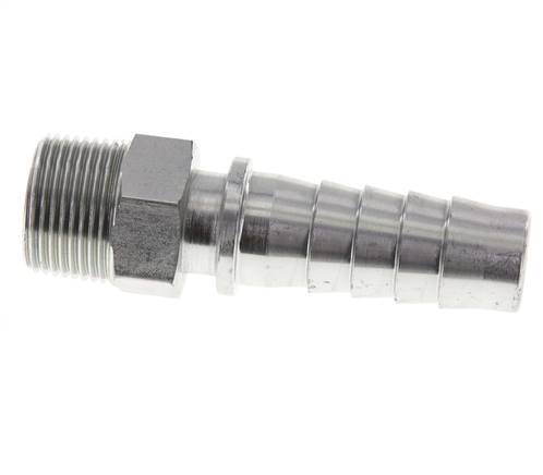 19x33 mm y R3/4'' pilar de manguera de acero galvanizado con rosca macho DIN EN 14423