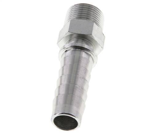 19x33 mm y R3/4'' pilar de manguera de acero galvanizado con rosca macho DIN EN 14423