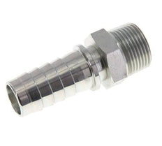 Pilar de manguera de acero galvanizado de 25x40 mm y R1'' con rosca macho DIN EN 14423