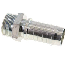 32x48 mm y R1-1/4'' pilar de manguera de acero galvanizado con rosca macho DIN EN 14423