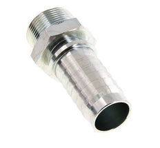 32x48 mm y R1-1/4'' pilar de manguera de acero galvanizado con rosca macho DIN EN 14423