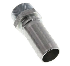 38x54 mm & R1-1/2'' zink plated Steel Hose Pillar with Male Threads DIN EN 14423