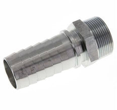 38x54 mm & R1-1/2'' zink plated Steel Hose Pillar with Male Threads DIN EN 14423