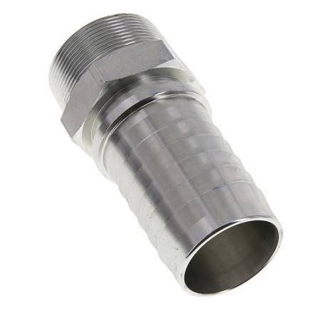 50x68 mm & R2'' pilar de manguera de acero galvanizado con rosca macho DIN EN 14423